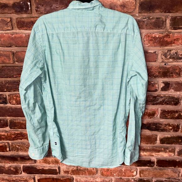 Nautica Men's Green Long Sleeve Button Down Shirt Size Small - Picture 6 of 6